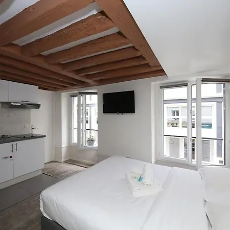 Parisien 20m2 En Face Du Musee Grevin - 2p - Flat-guest Apartament Paryż